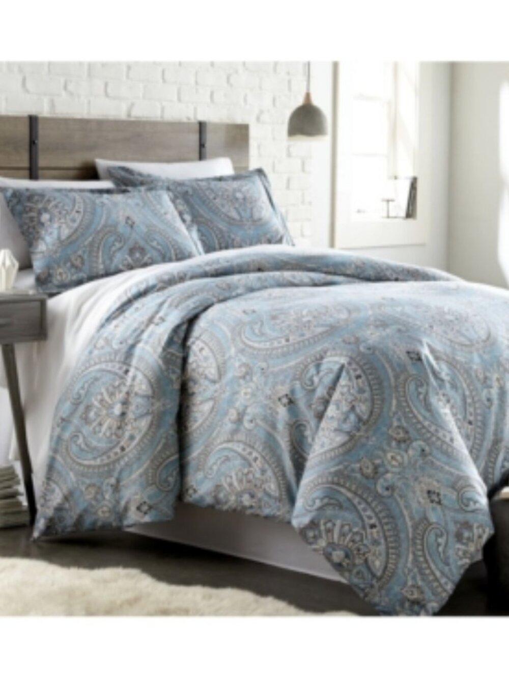 Southshore Fine Linens Classic Paisley 3-Pc. Reversible Comforter Set, King/Cali